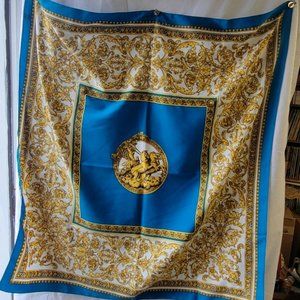 VINTAGE 100% POLYESTER ITALIAN LADIES SCARF